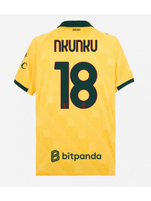 AC Milan Christopher Nkunku #18 Replika Tredje Kläder 2025-26 Kortärmad AC Milan Christopher Nkunku #18 Replika Tredje Kläder 2025-26 Kortärmad
